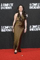 A Complete Unknown Premiere in Rome - Italy