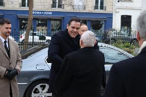 Exclusive - Louis Alphonse Of Bourbon At A Mass In Honor Of Louis Xvi - Paris