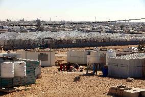 Syrian Refugees In Zaatari Refugee Camp - Jordan