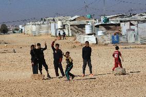 Syrian Refugees In Zaatari Refugee Camp - Jordan