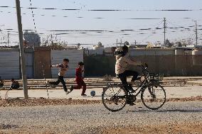 Syrian Refugees In Zaatari Refugee Camp - Jordan