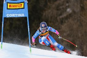 Camille Cerutti (FRA) At AUDI FIS Ski World Cup 2024/25 - Italy