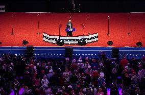 U.S. President-elect Donald Trump at rally