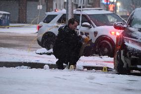 Two Men Injured And One Man Dead In A Shooting On The 3900 Block Of Liberty Heights Avenue In Baltimore Maryland