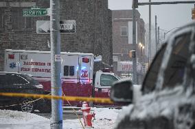 Two Men Injured And One Man Dead In A Shooting On The 3900 Block Of Liberty Heights Avenue In Baltimore Maryland