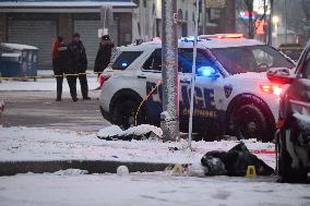 Two Men Injured And One Man Dead In A Shooting On The 3900 Block Of Liberty Heights Avenue In Baltimore Maryland