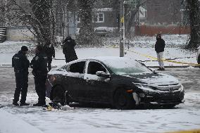 Two Men Injured And One Man Dead In A Shooting On The 3900 Block Of Liberty Heights Avenue In Baltimore Maryland