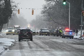 Two Men Injured And One Man Dead In A Shooting On The 3900 Block Of Liberty Heights Avenue In Baltimore Maryland