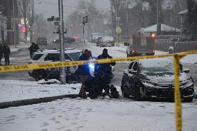 Two Men Injured And One Man Dead In A Shooting On The 3900 Block Of Liberty Heights Avenue In Baltimore Maryland