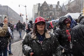 DC: Trump Supporters Rally The Day Before The Inauguration