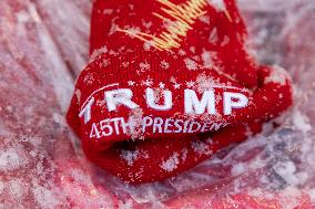 DC: Trump Supporters Rally The Day Before The Inauguration