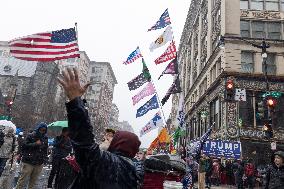 DC: Trump Supporters Rally The Day Before The Inauguration