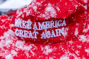 DC: Trump Supporters Rally The Day Before The Inauguration