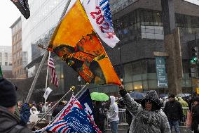 DC: Trump Supporters Rally The Day Before The Inauguration