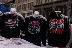 DC: Trump Supporters Rally The Day Before The Inauguration