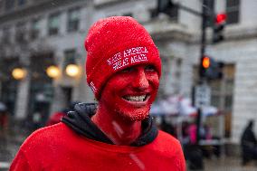 DC: Trump Supporters Rally The Day Before The Inauguration