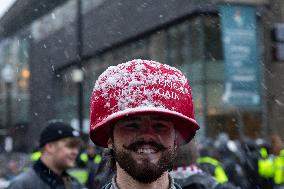 DC: Trump Supporters Rally The Day Before The Inauguration