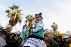 Displaced Residents Return To Their Homes After Over A Year Of Conflic - Gaza