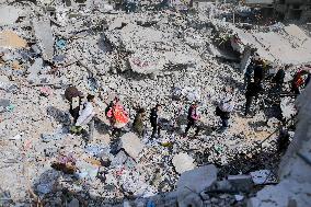 Displaced Residents Return To Their Homes After Over A Year Of Conflic - Gaza