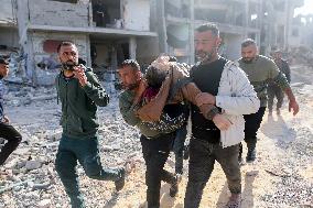 Displaced Residents Return To Their Homes After Over A Year Of Conflic - Gaza