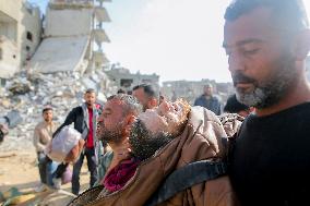 Displaced Residents Return To Their Homes After Over A Year Of Conflic - Gaza