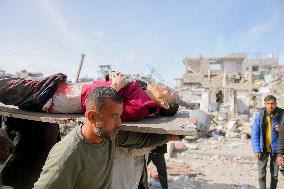 Displaced Residents Return To Their Homes After Over A Year Of Conflic - Gaza