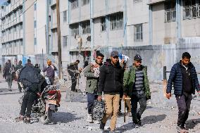 Displaced Residents Return To Their Homes After Over A Year Of Conflic - Gaza
