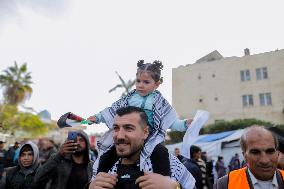 Displaced Residents Return To Their Homes After Over A Year Of Conflic - Gaza