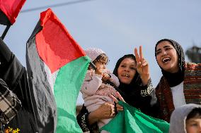 Displaced Residents Return To Their Homes After Over A Year Of Conflic - Gaza