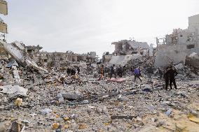 Displaced Residents Return To Their Homes After Over A Year Of Conflic - Gaza