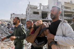 Displaced Residents Return To Their Homes After Over A Year Of Conflic - Gaza