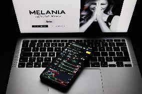 Melania Trump Memecoin Photo Illustrations