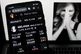 Melania Trump Memecoin Photo Illustrations
