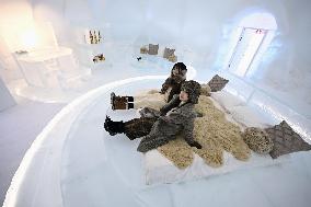 Northern Japan hotel made of ice