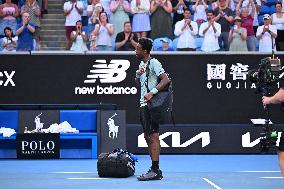 Australian Open - Gael Monfils Retires Against Ben Shelton - Round 4