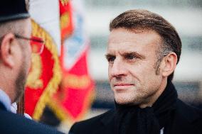 President Macron Presents Wishes To French Armies - France