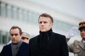 President Macron Presents Wishes To French Armies - France