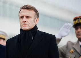President Macron Presents Wishes To French Armies - France