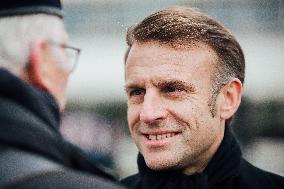 President Macron Presents Wishes To French Armies - France