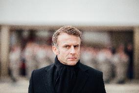 President Macron Presents Wishes To French Armies - France