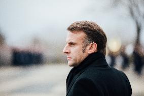 President Macron Presents Wishes To French Armies - France