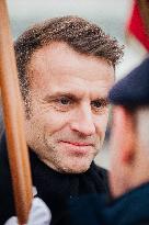 President Macron Presents Wishes To French Armies - France