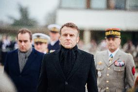 President Macron Presents Wishes To French Armies - France