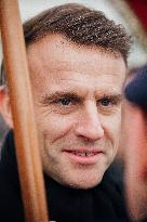 President Macron Presents Wishes To French Armies - France