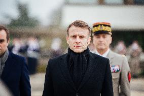 President Macron Presents Wishes To French Armies - France