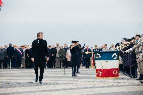 President Macron Presents Wishes To French Armies - France