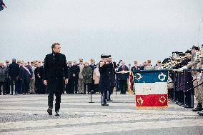 President Macron Presents Wishes To French Armies - France