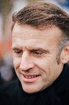 President Macron Presents Wishes To French Armies - France