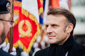 President Macron Presents Wishes To French Armies - France