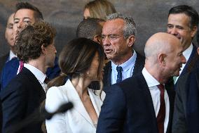 Trump and Vance Swearing-In At Capitol - USA